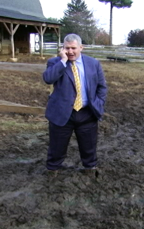 Yeats phones his picks in while in manure.
