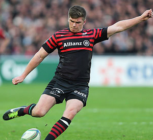 Owen Farrell of Saracens and England; Points Machine