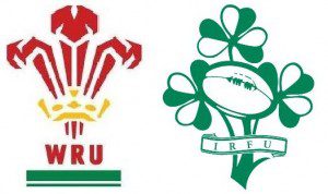 Wales v Ireland 6 Nations Rugby logo