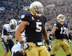 Do you think Notre Dame's Manti Te'o has what it takes to convert his game? 