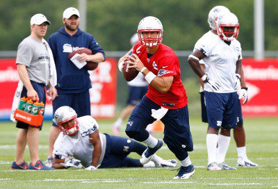 Tebow in his new Patriots uni. 