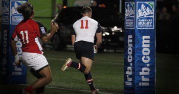 Tim Maupin scores against Canada: Photo - USA Rugby