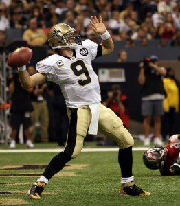 I can guarantee Drew Brees throws a touchdown this week.