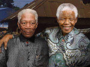 Nelson Mandela; Morgan Freeman