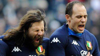 The fact that Castrogiovanni and Parisse were both born in Argentina did not prevent them from belting out the Italian anthem