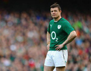 Brian O'Driscoll ended his international career by lifting the Six Nations trophy
