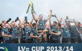 Exeter lifted the LV Cup after a hard fought campaign 