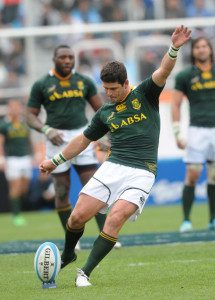 Steyn cannot afford any mistakes place kicking. 
