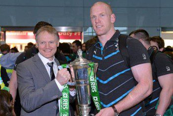 Schmidt was a happy man after leading Ireland to a Six Nations victory in 2014. 