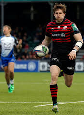 David Strettle notched a hat trick in Saracens' first match of the season 
