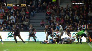 Thomas Ramos kicked the wrong man in Toulouse's Top 14 win over Castres