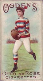 An all-too rare early depiction of a female rugby player