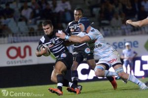 Eleventh-heaven... Racing Metro beat Brive in an 11-try Top 14 thriller