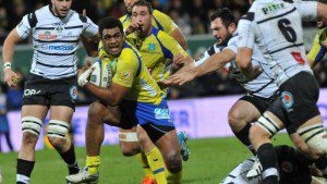 Naipolioni Nalaga scored twice for Clermont in a nine-try Top 14 exhibition at Marcel Michelin