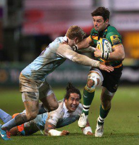 Ben Foden will try to pierce the Sale backline on Saturday. 