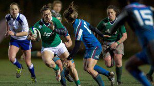Ireland on the charge against Italy in Firenze