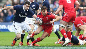 Rhys Webb scored a crucial try as Wales beat Scotland 26-23 in the Six Nations