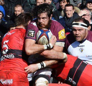 No way through this time... But Hugh Chalmers scored a crucial try as Bordeaux came back to beat Top 14 champions Toulon