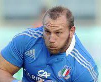 Scrum machine: Leonardo Ghiraldini starts at hooker for Italy in the Six Nations wooden spoon clash against Scotland