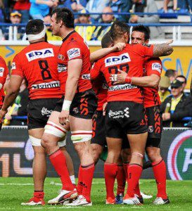 Oyonnax stunned Clermont in the Top 14