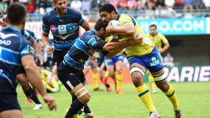 Hammer time: Fritz Lee blitzes into Montpellier's defence