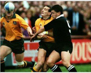 This pass from David Campese cost New Zealand the 1991 World Cup. Apparently.