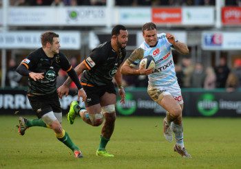 Racing's Jamie Roberts beat Samu Manoa in the knockouts of last year's ERCC