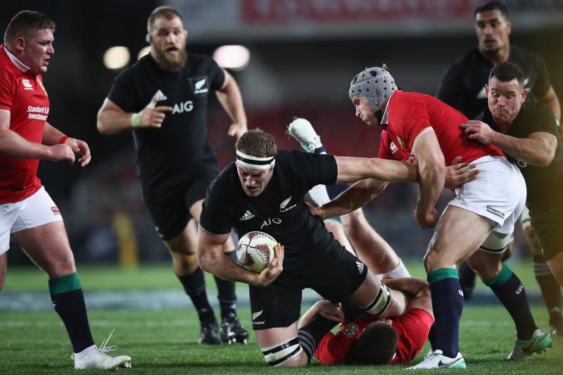 The All Black's domination of the gainline in the first test was a huge problem for the Lions. 