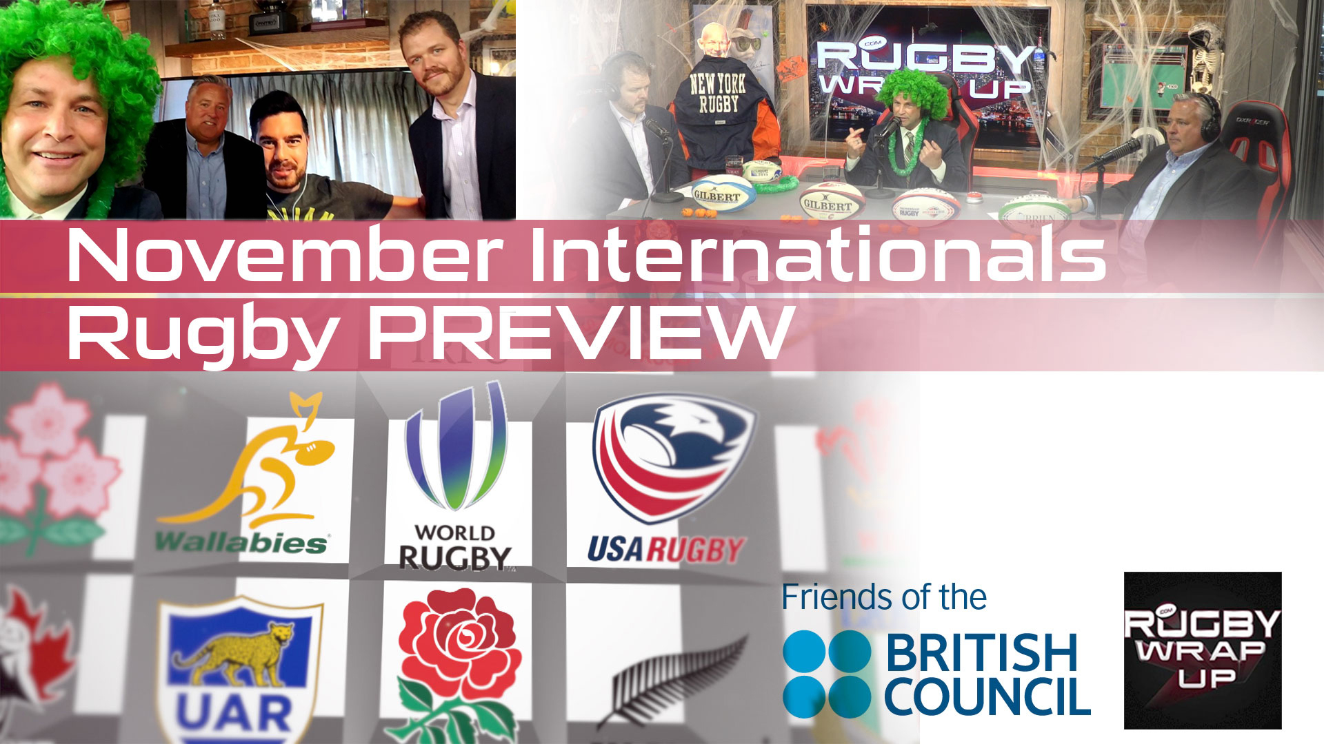 STUDIO SHOW: Pengelly, Wall, Broker: November Tests, RWC 2023 Hosts, USA Rugby Coaches