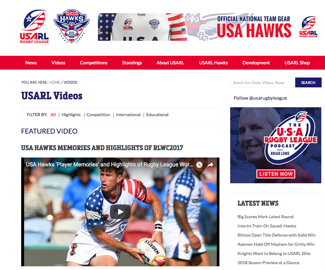 USARL, Rugby League, Rugby_Wrap_Up