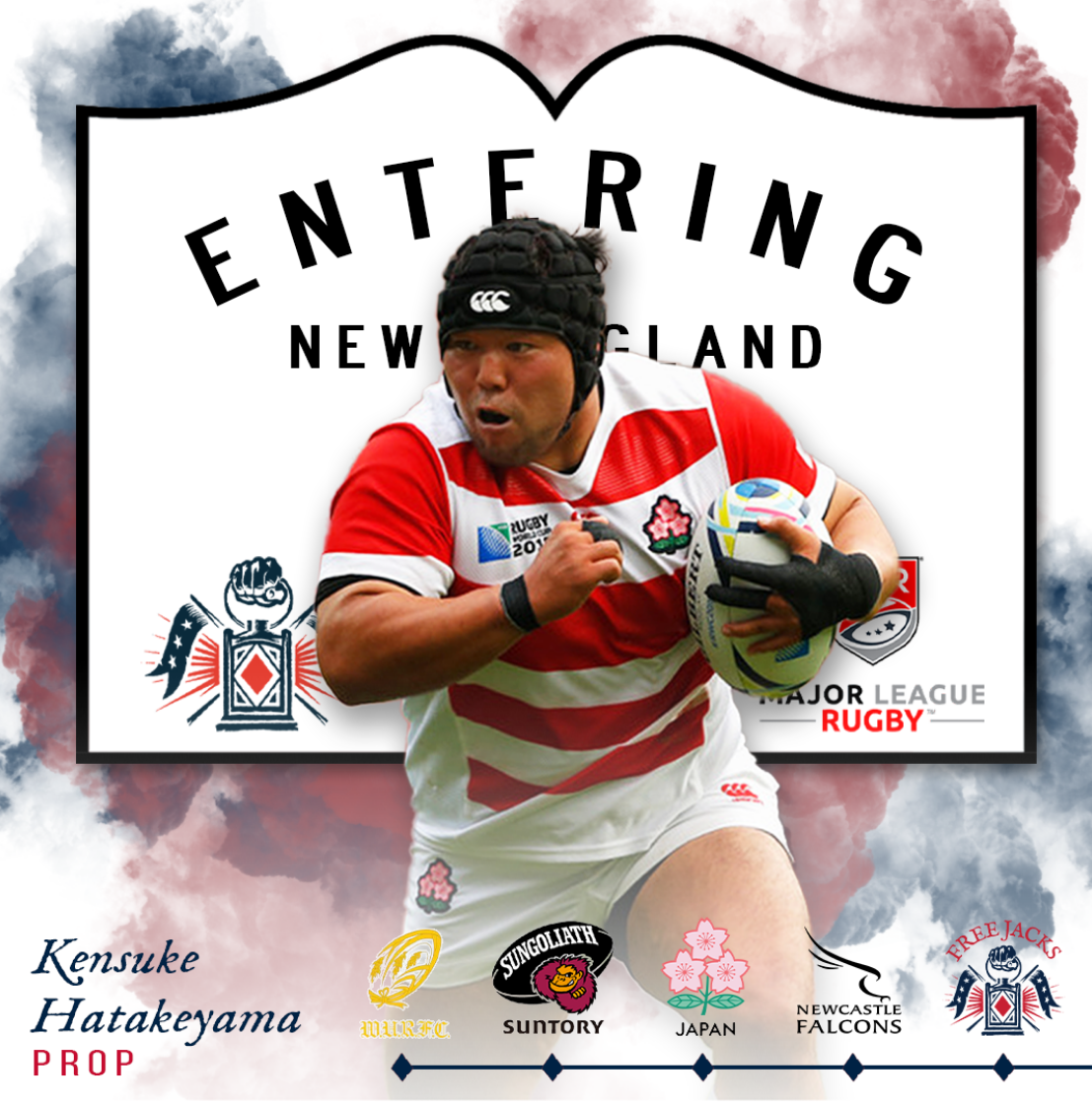 Kensuke Hatakeyama, Japan’s Most Capped Front Rower, Joins the Free Jacks for Inaugural 2020 Season, Rugby_Wrap_Up