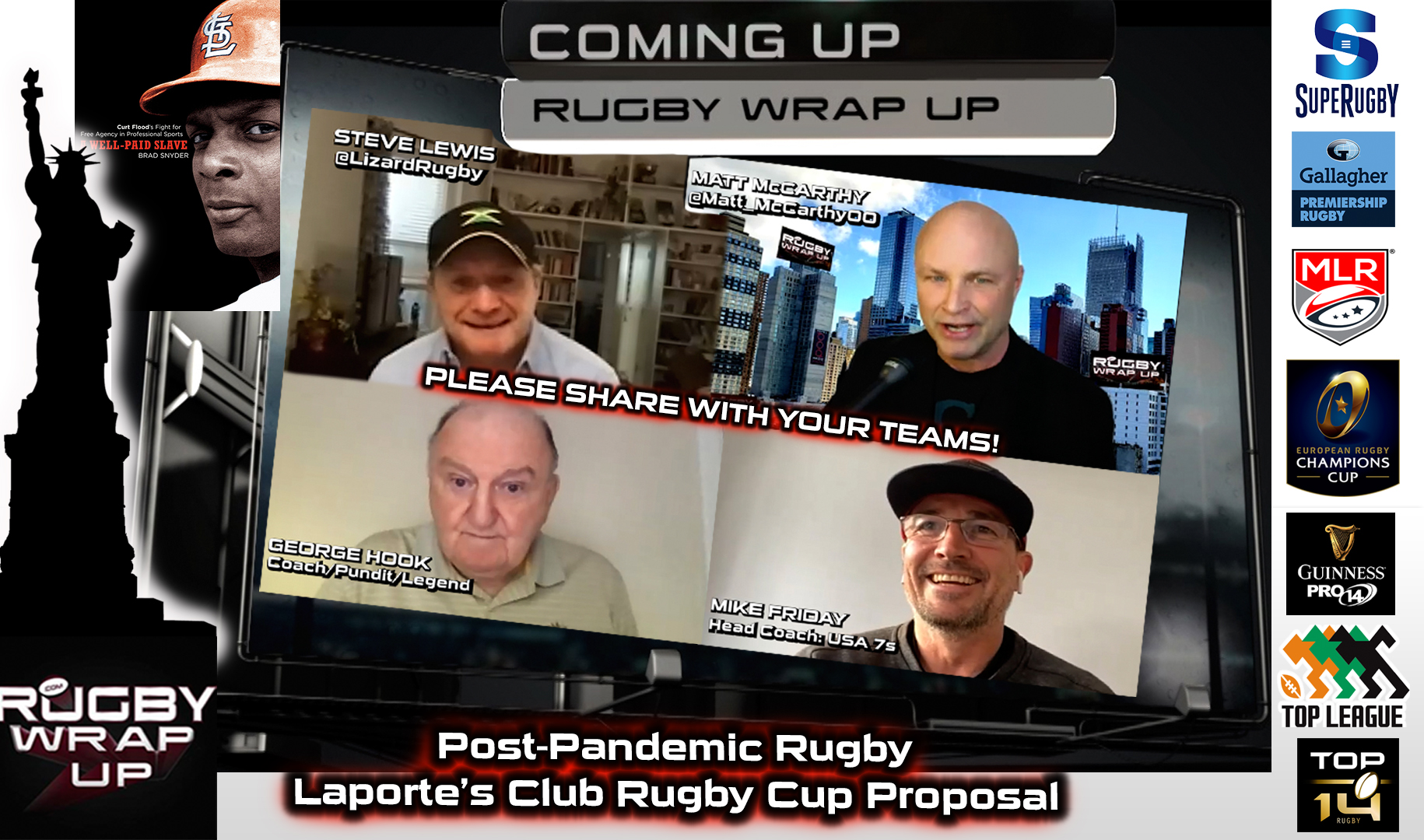 Mike_Friday, George_Hook, Steve_Lewis, Johnathan Wicklow Barberie, Rugby_Wrap_Up, Bernard_Laporte