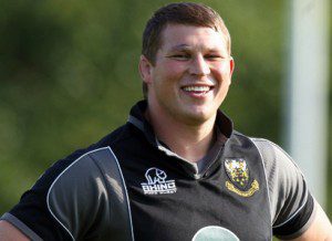 Dylan Hartley is all smiles