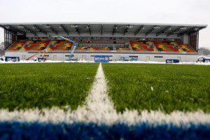 The new artificial turf at Allianz Park