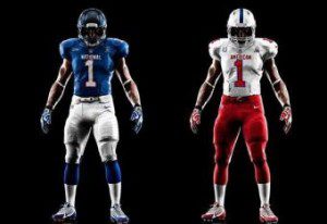 Nike took of the Pro Bowl uniforms for this year's game.