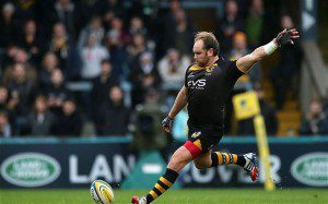 Goode slots one of his three penalties for Wasps
