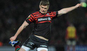 Expect to see Owen Farrell doing this a lot for Sarries in the competition