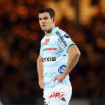 Racing Metro's Jonny Sexton missed two late chances to win their game against Scarlets