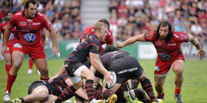 Scrum-half Jano Vermaak scored a crucial try for Toulouse in their Top 14 victory over Toulon