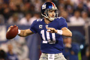Eli Manning is poised to lead the Giants to their third straight win. 