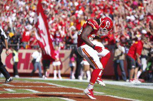 Can Jamaal Charles score five touchdowns again on Sunday?
