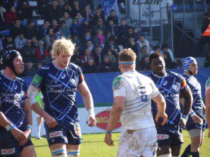 Richie Gray opened the scoring for Castres against Leinster
