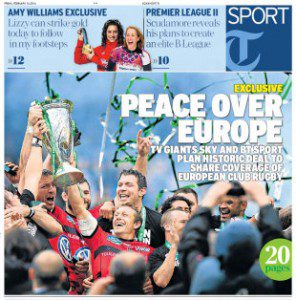 The Daily Telegraph is optimistic over the future of the Heineken Cup