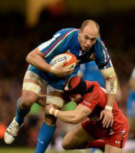 Italy's captain incredible Sergio Parisse was denied a try in the Six Nations match between Wales and Italy