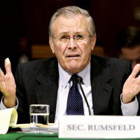 Huh? Donald Rumsfeld