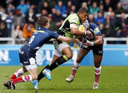 Luther Burrell will have to make a few more line breaks if Northampton is to compete in the semifinals. 