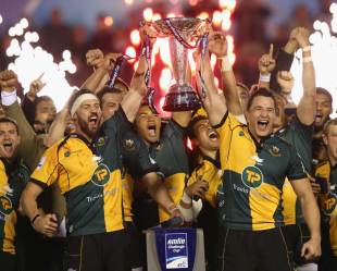 Northampton lifted the Challenge Cup after a compelling match. 
