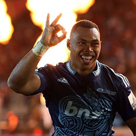 Tevita Li all smiles after successfully lighting his fart.