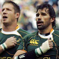 Brothers in arms... Bakkies Botha and Victor Matfield