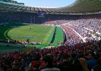 After a difficult first few years, the Stadio Olimpico has filled up for rugby matches. 